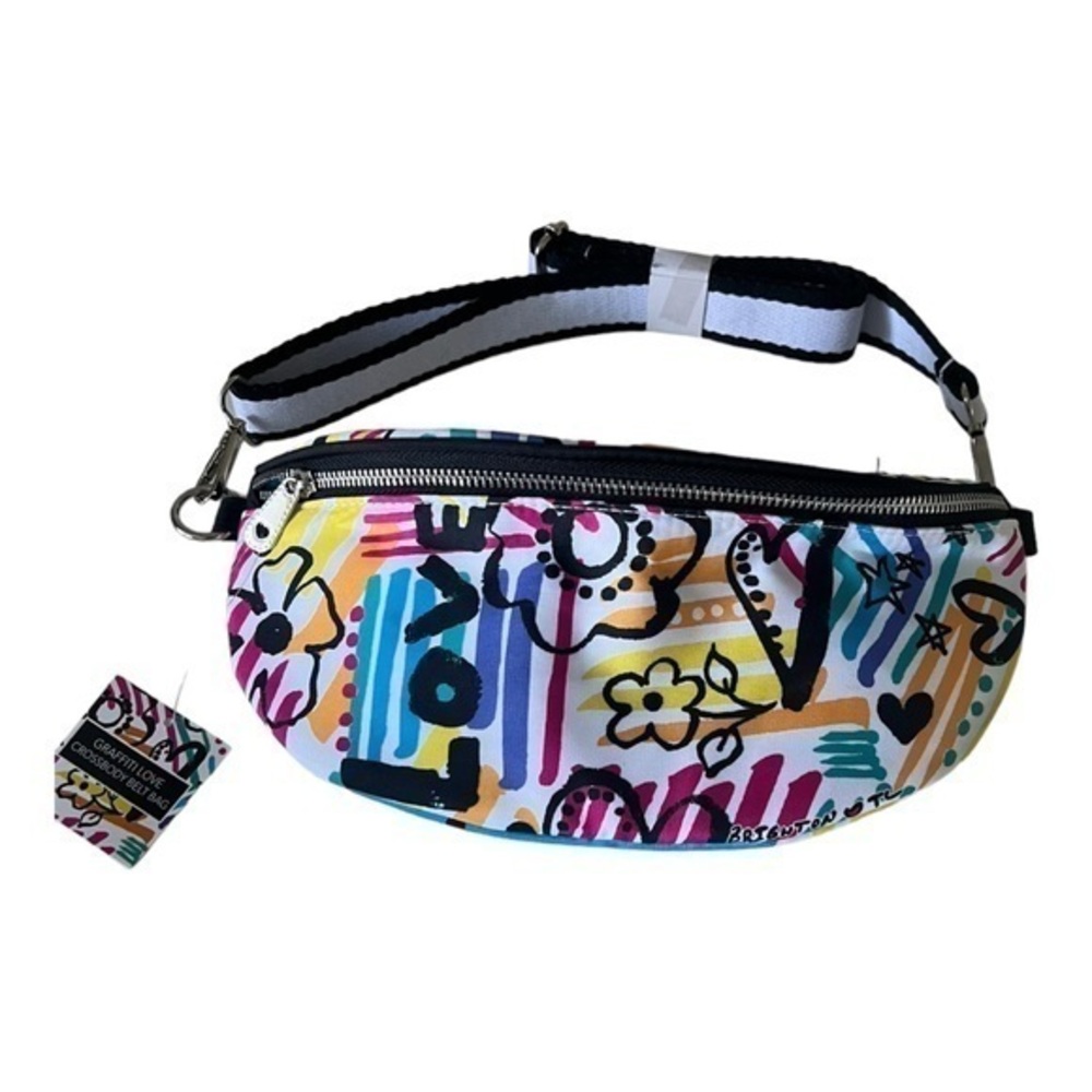 New Brighton Graffiti Love Cross Body Belt Bag STYLE D30265